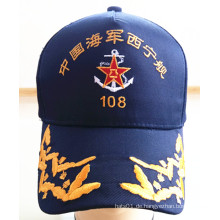 Hochwertige, benutzerdefinierte, gestickte Militärsport Caps